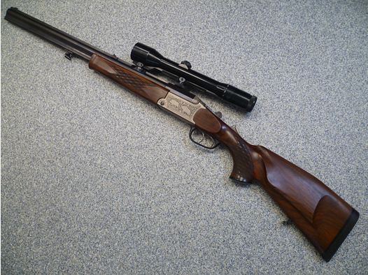 Escopeta de doble cañón Blaser 700/88 12/70 y 7x65R