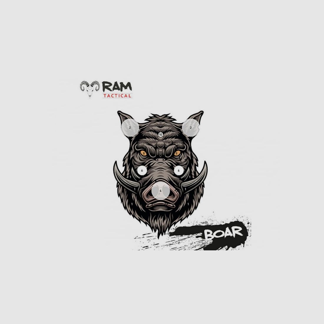 Ram Targets 14 x 14 cm Sanglier (50 pièces), image 2 sur 2