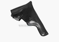 Funda de cuero para P08 con lazo para cinturón negro