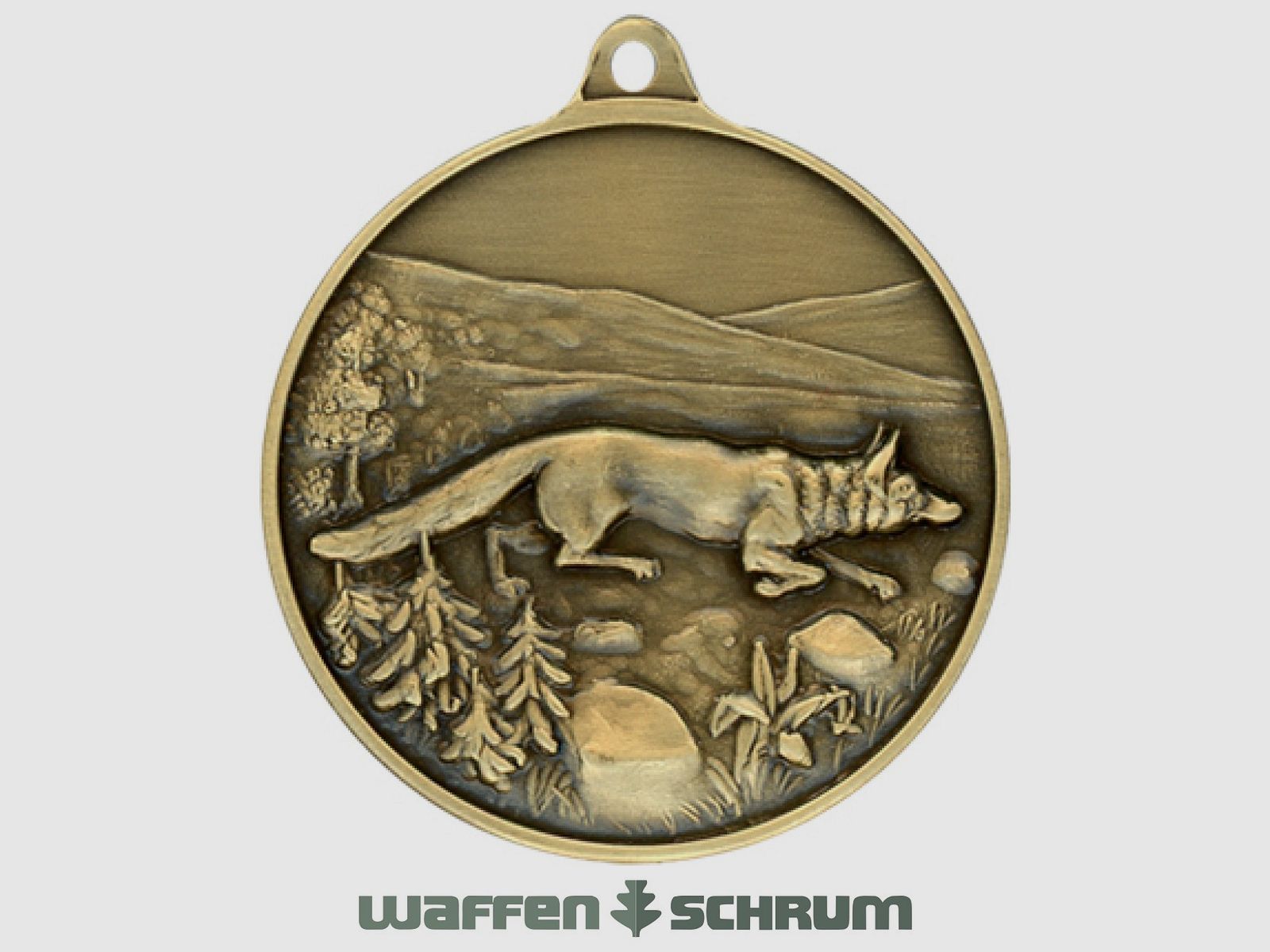 Steinhauer&Lück Jagdmedaille Fuchs 40mm Bronze