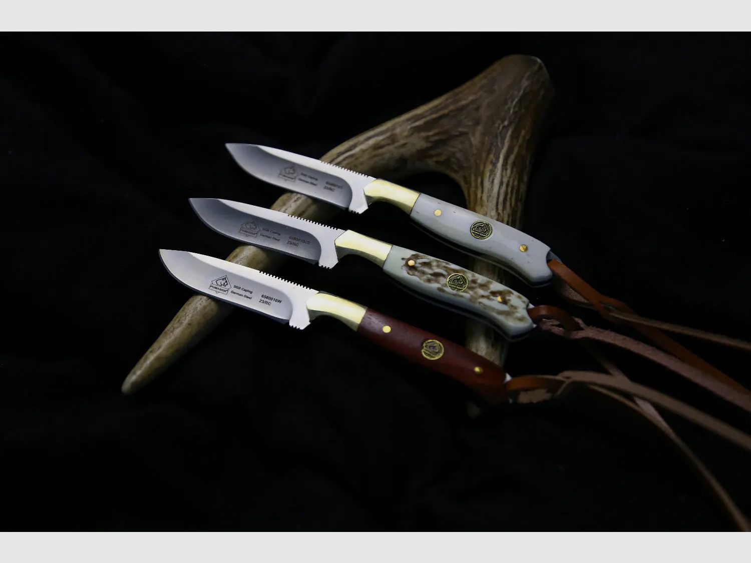 Puma SGB Caping Messer, Weißer Knochen