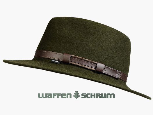 Chapeau en loden en laine avec Sympatex vert