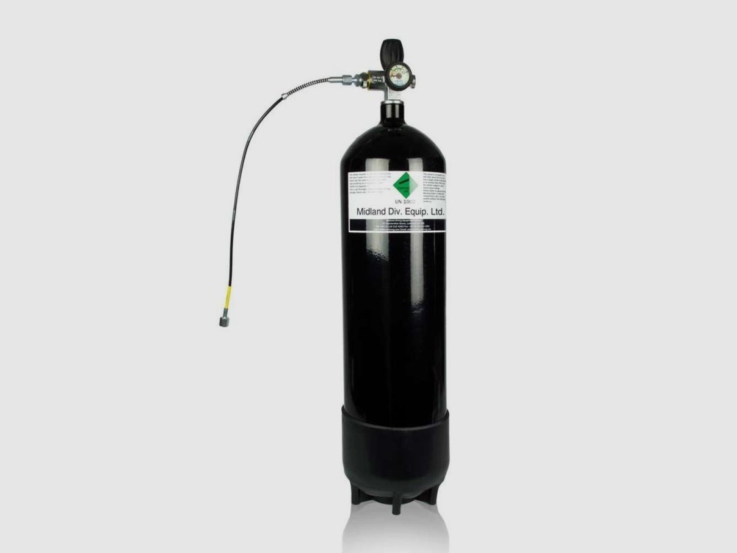 Flasche 12 Liter PCP 300 Bar. Komplettset, Bild 1 von 30
