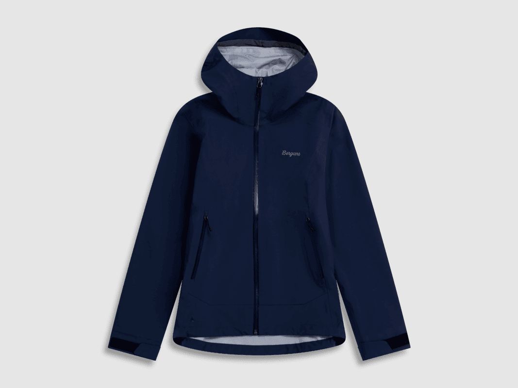 Bergans Essentials 3L Shell Jacket Donna Blu Navy M