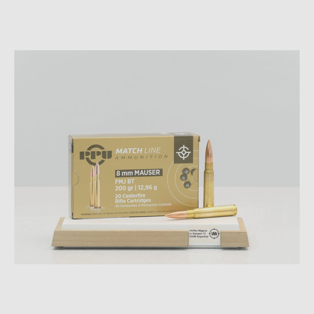Prvi Partizan FMJ BT Match 13gr 200grs á20 8x57IS (8mm Mauser)