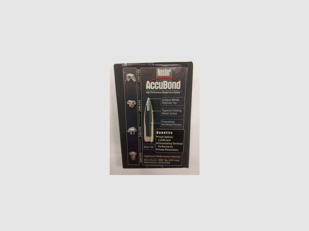 NOSLER ACCUBOND BALAS 7MM GR 140, imagen 2 de 2