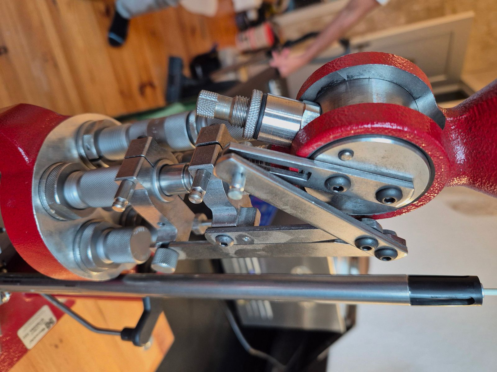 Hornady 5-Station Wiederladepresse Komplettset + massiver Tisch & Zubehör