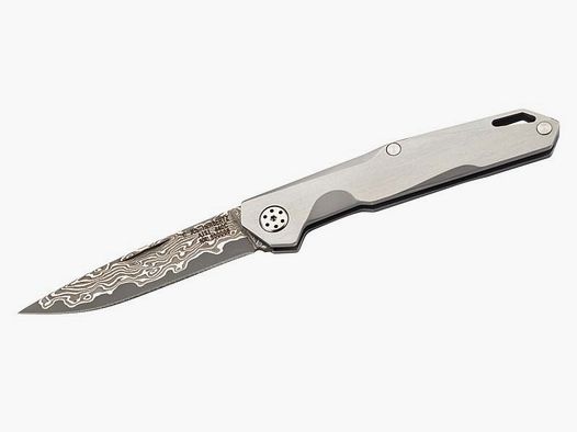Taschenmesser 67-lg Damast Kern 440C Gentlemen Folder §42a konform legal führen