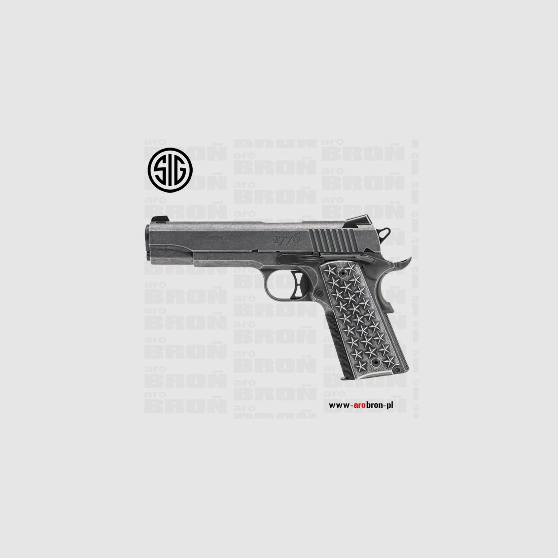 Pistolet wiatrówka SIG SAUER COLT 1911 WE THE PEOPLE 4,5mm AIR-1911WTP-BB - metalowa replika, śrut BB, BlowBack, CO2, zdjęcie 1 z 3