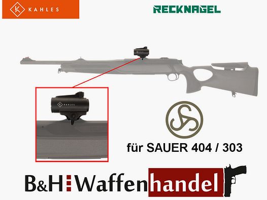 Kahles Helia RD-C red dot sight with mount for SAUER 303/404