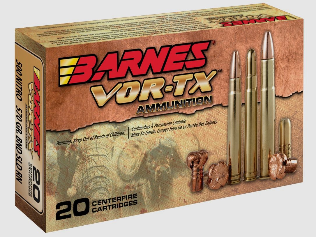 Barnes VOR-TX Safari BND SLD RN .500 Nitro 36.9g