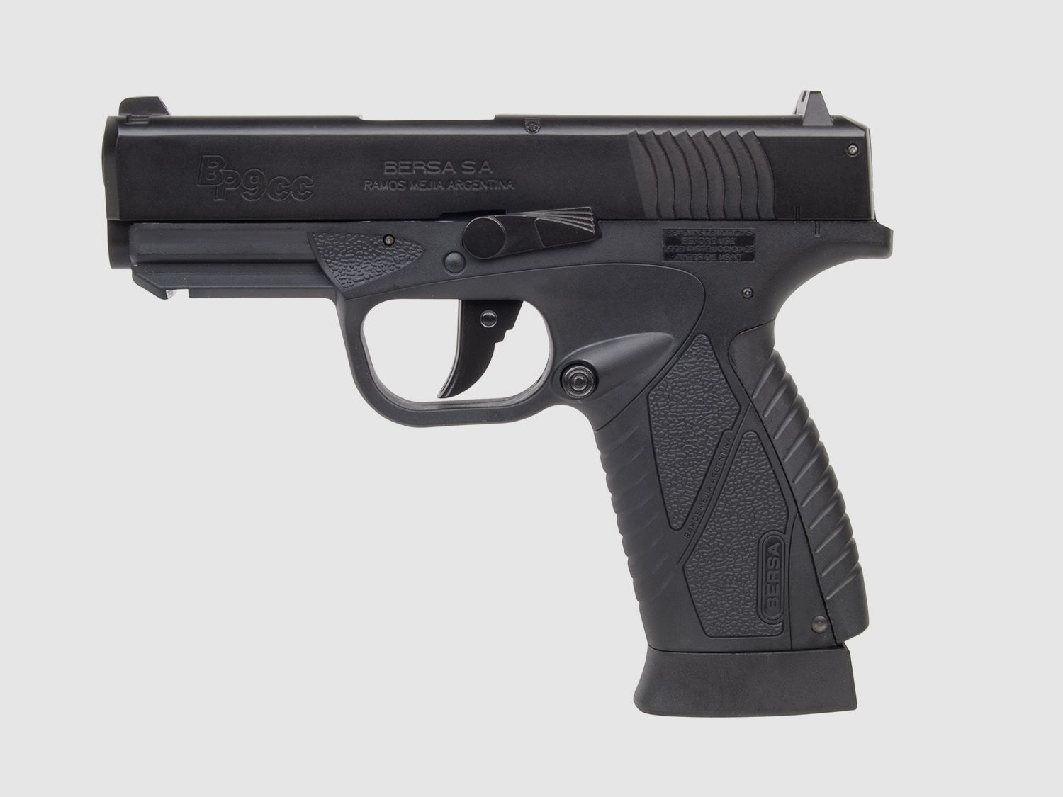 Bersa BP9CC Czarny 4,5mm BB - Sprężone powietrze Co2 Non BlowBack