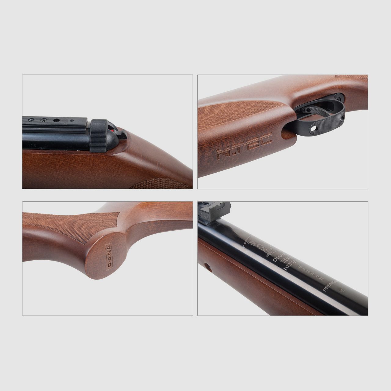 Knicklauf Luftgewehr Diana 350 N-TEC Magnum Premium Buchenholzschaft Kaliber 4,5 mm (P18)