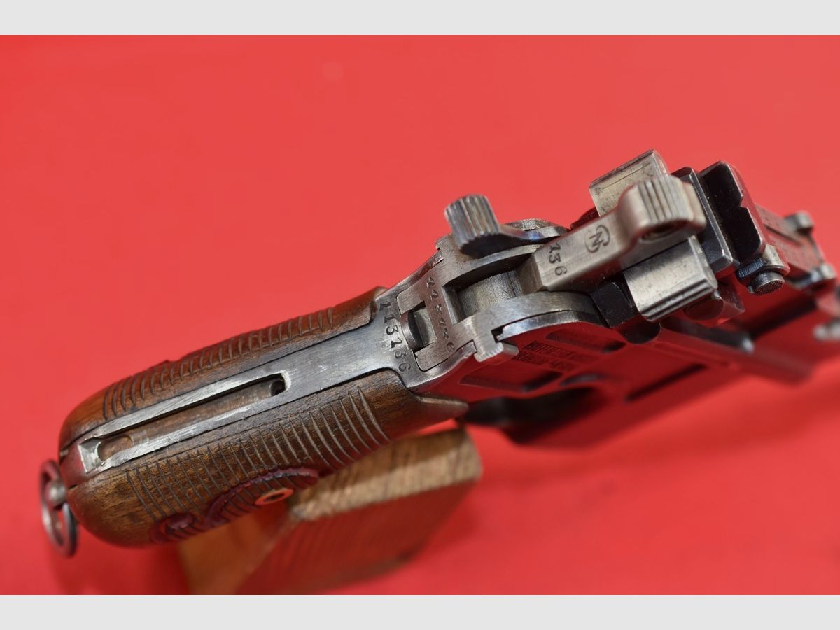 #7969 MAUSER C96 PISTOL, ROTE NEUN, cal. 9x19, image 22 of 41
