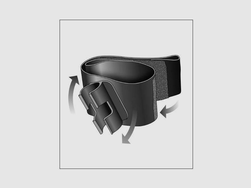 Euroschirm Swing Handsfree Schwarz