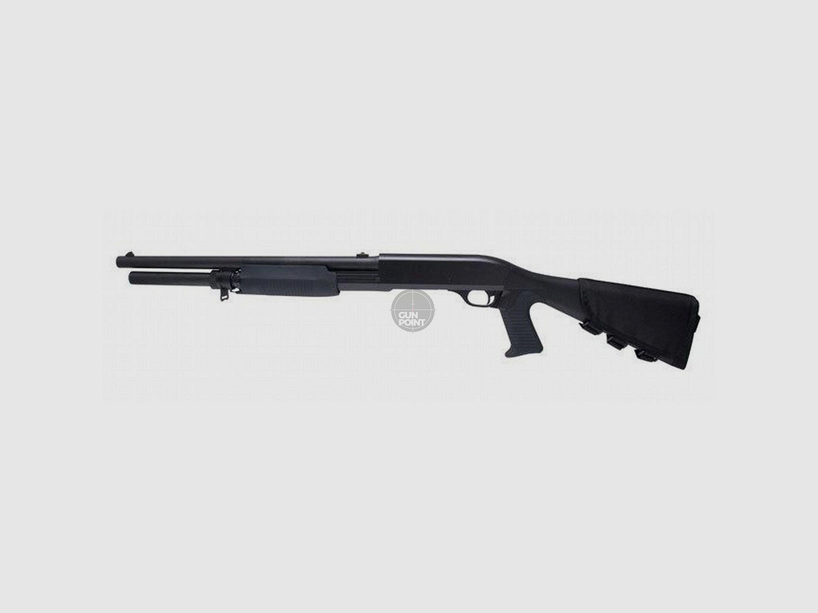 Softair - Schrotflinte - Franchi SAS 12 lang 6mm Federdruck - ab 18, ber 0,5 Joule