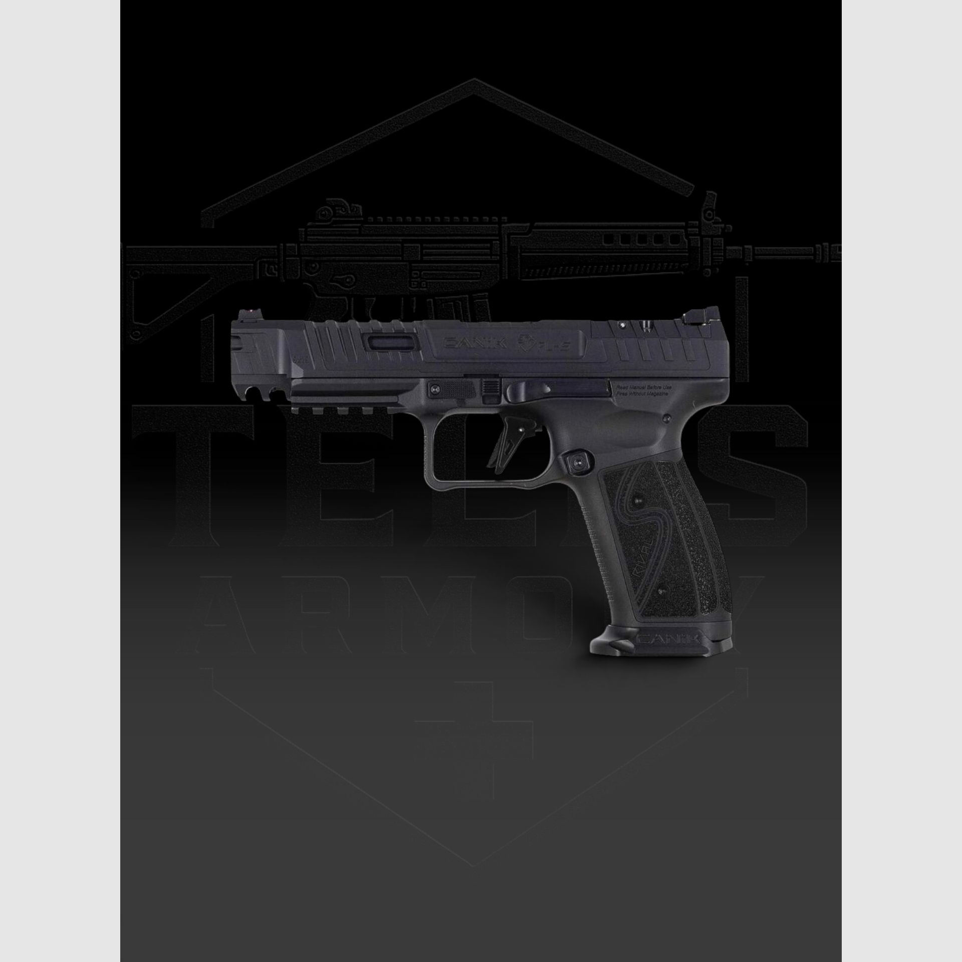 CANIK SFx RIVAL-S, Blk, 9x19mm, immagine 1 di 3