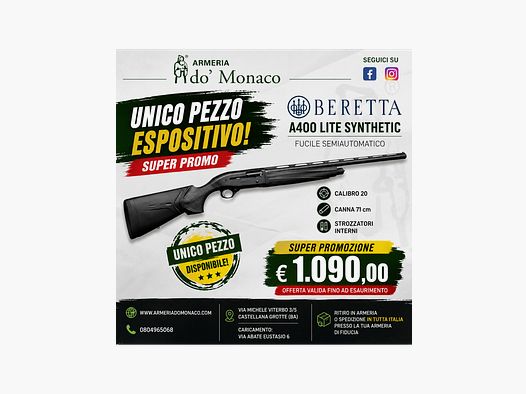 Beretta A400 lite synt cal.20