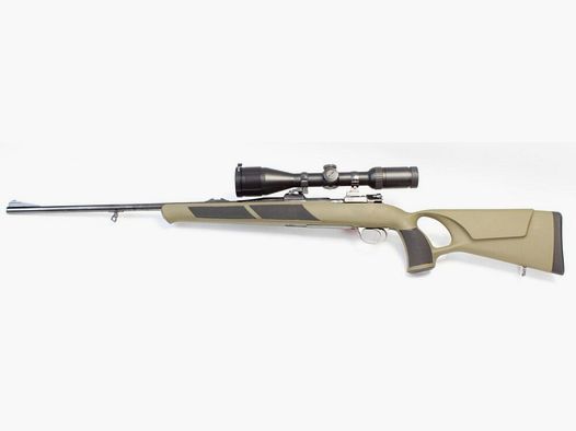 Mauser 98 mit Lochschaft und 2-12x50