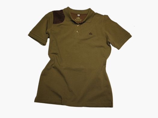 Foresta women's polo shirt with patches S olive