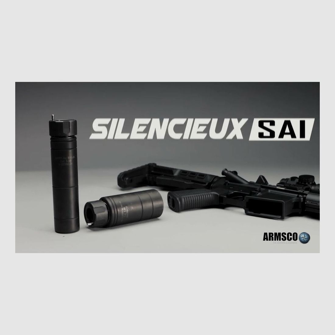 SAI M80K 5.56mm Demper met QD Bevestiging - Snelle Montage op A2 Flitsdemper - Effectieve Geluids- en Vlamreductie, afbeelding 4 van 5