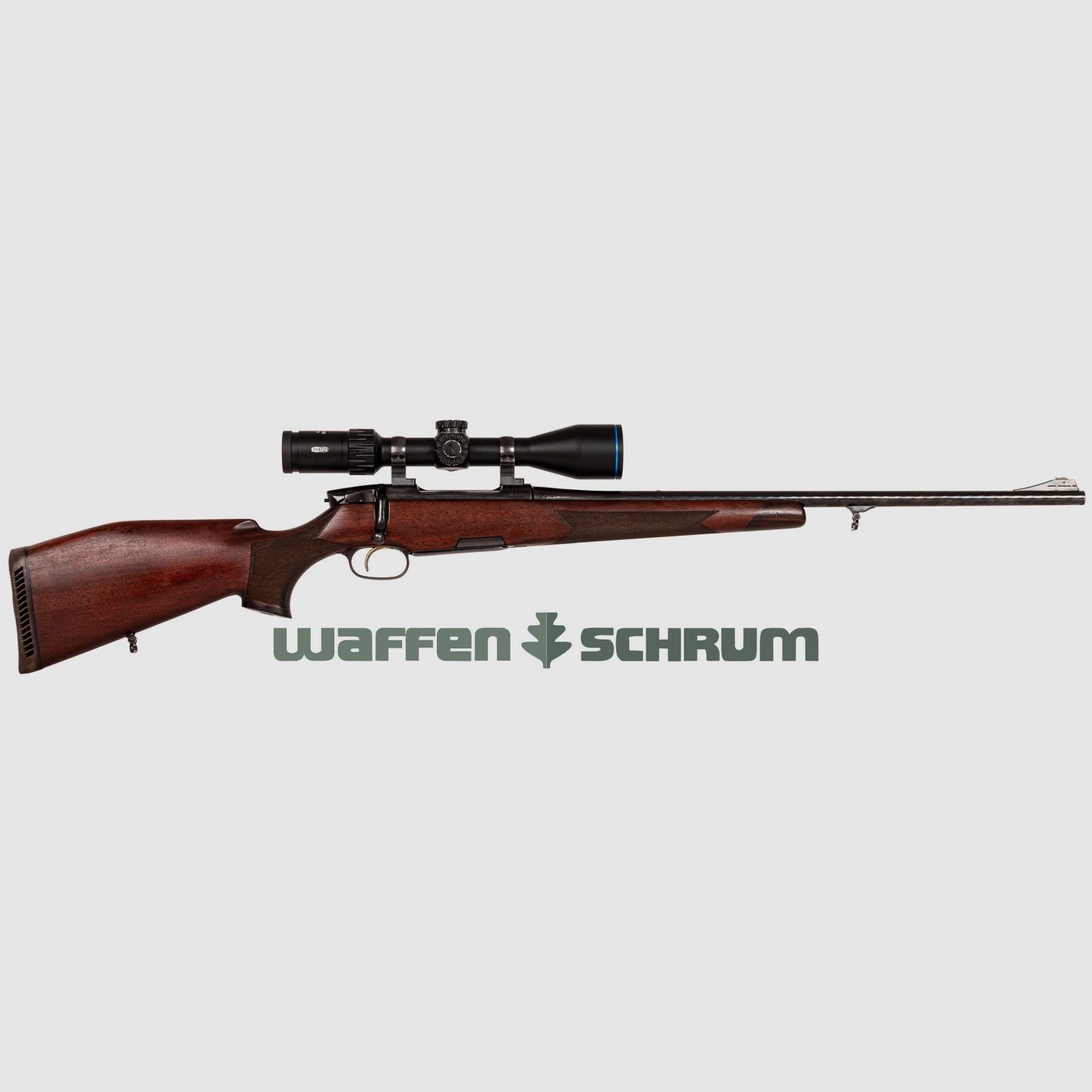 Steyr Mannlicher Luxus .30-06Spring , ZF Meopta MeoHunter R5 3-15x50 SFP RD, Abs. 4C bel., Festmontage, LL: 58 cm