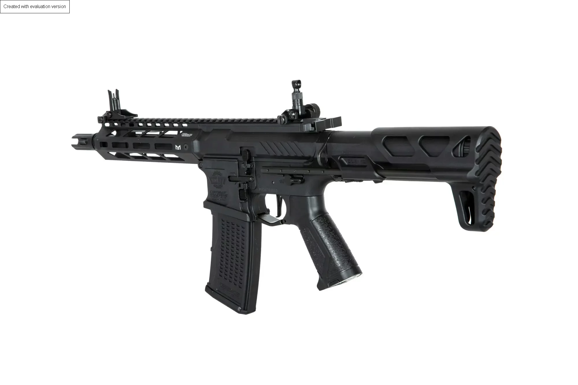 Carabina softair G&G CM16 SRS M-LOK – Nera, immagine 14 di 20