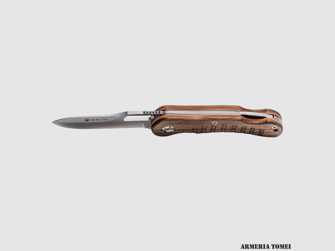 MESSER – BERETTA – BUSHBUCK FALTMESSER BRAUN & ORANGE, Bild 2 von 4