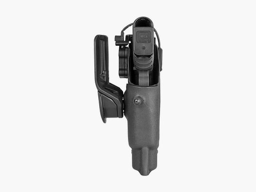 Gürtelholster QUANTUM für Waffen mit Laser/Taschenlampen Sig Sauer P320 M17/Full + Surefire 300X/Streamlight TLR1/2-Schwarz-Rechtshänder