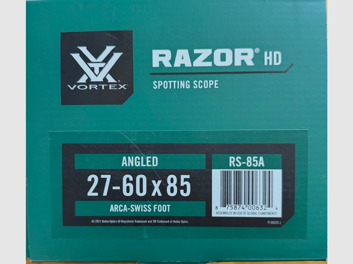 Vortex Razor HD Spotting Scope 27-60x85 (NEW - OVP) with 2 Eyepieces