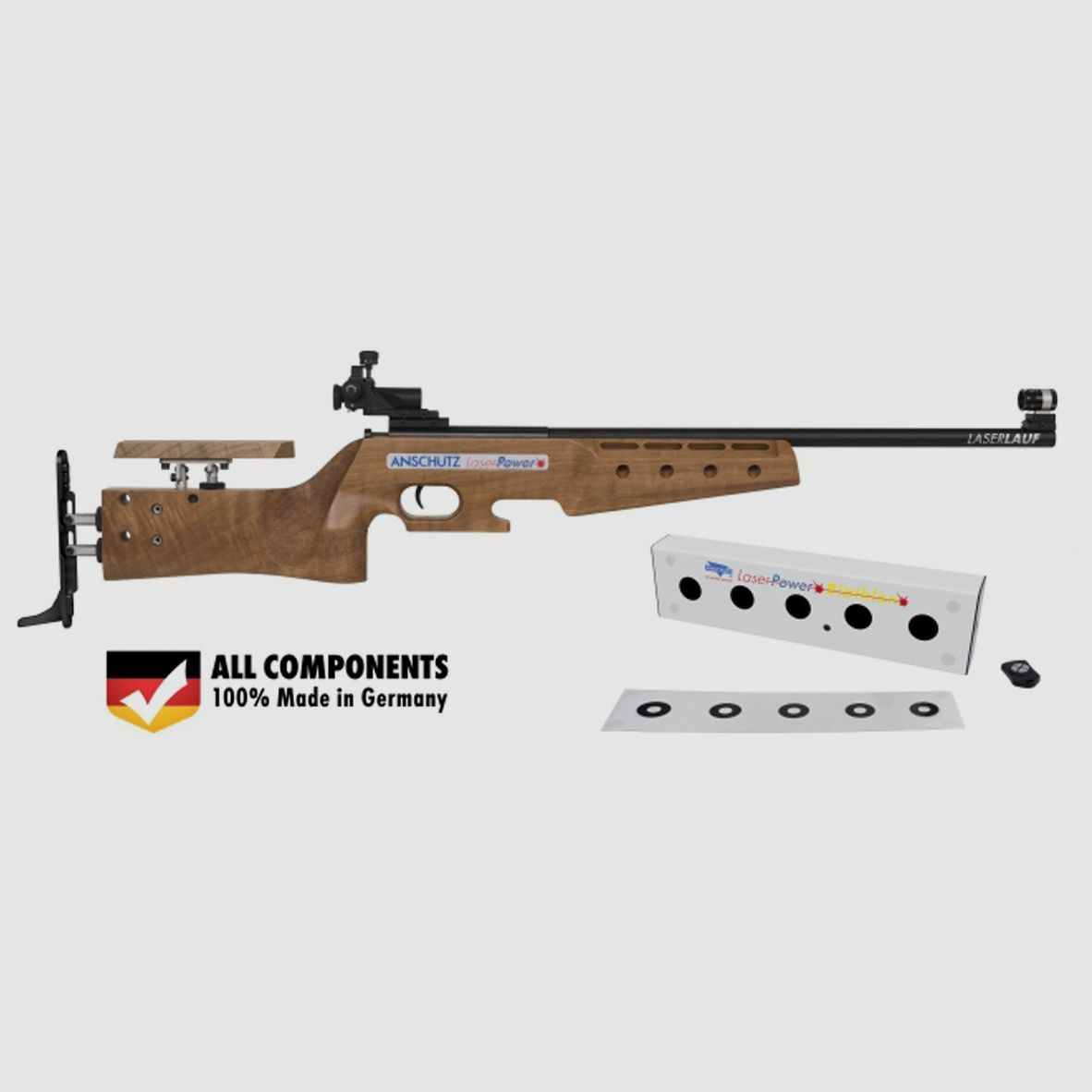 ANSCHÜTZ Carabine LASERPOWER III BIATHLON MASTER LEVEL – Komplettset