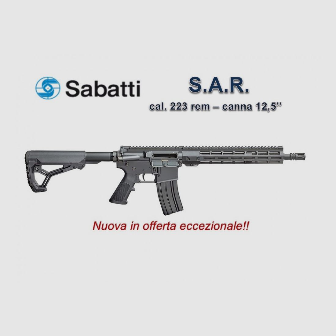 SABATTI SAR Kal.223 Rem Lauf 12,5'' neu im Angebot