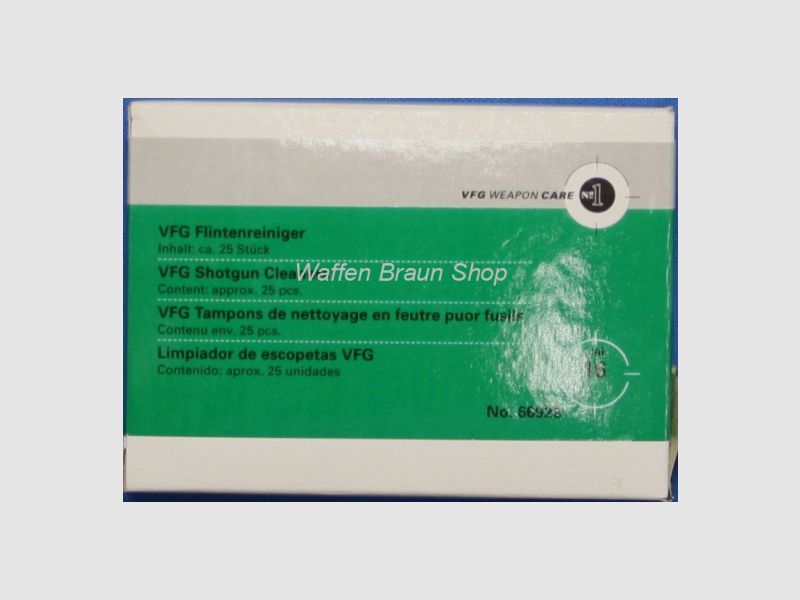 VFG shotgun cleaner, No. 66928, cal. 16