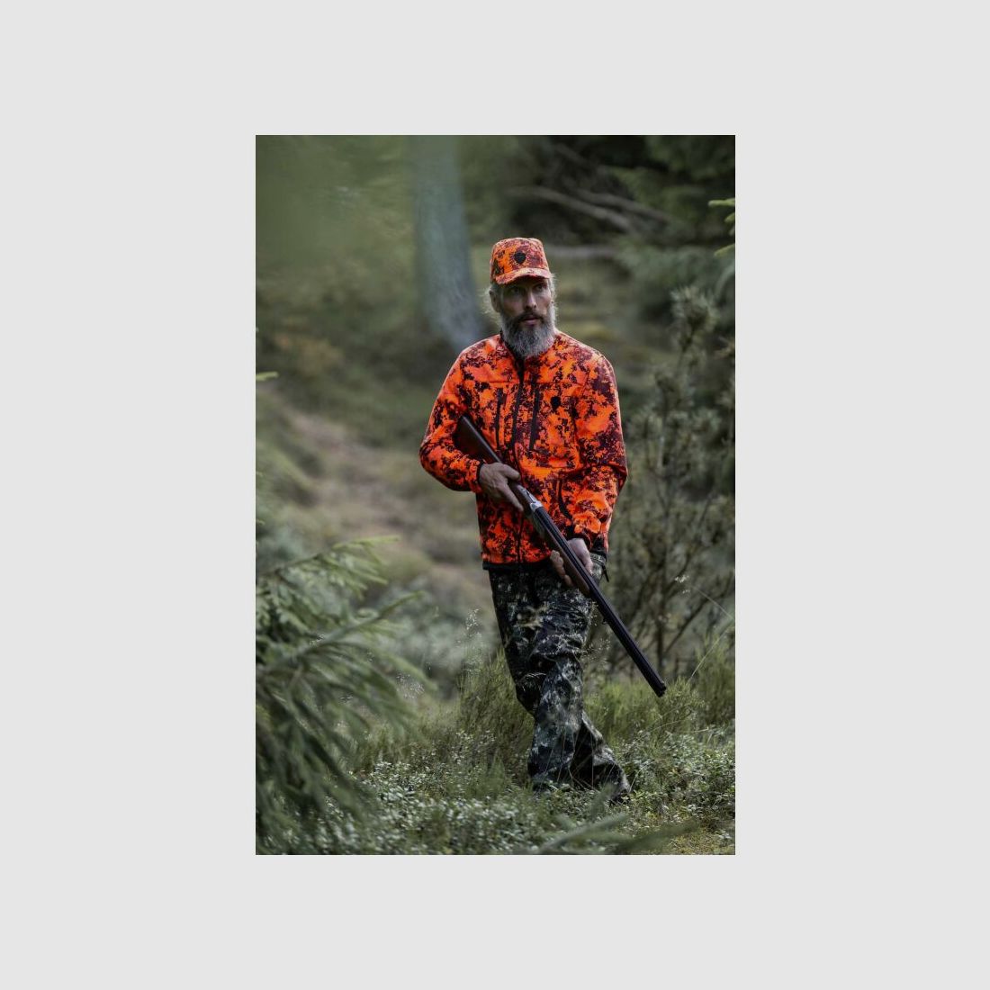 Northern Hunting Herren Jacke Franke Dunkelgrün/Blaze
