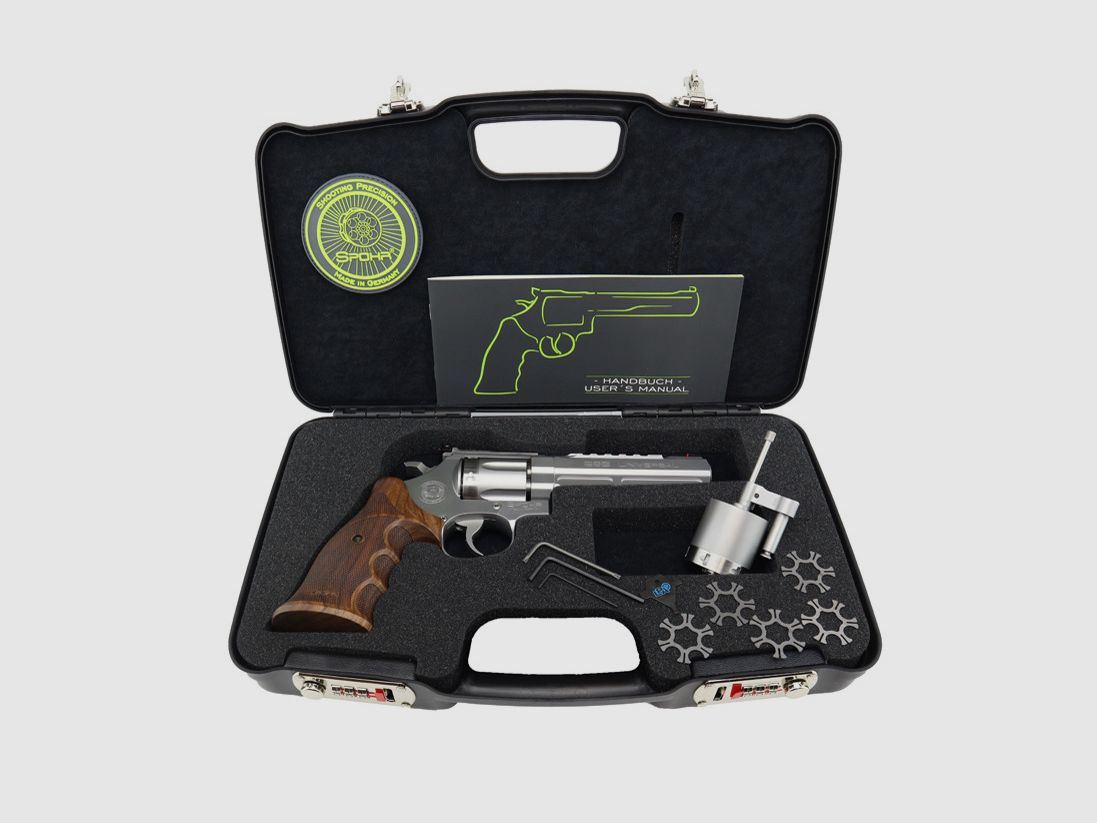  SPOHR 285 Universeel + Wisselcilinder 9mm Luger gemaakt in Duitsland, afbeelding 11 van 11