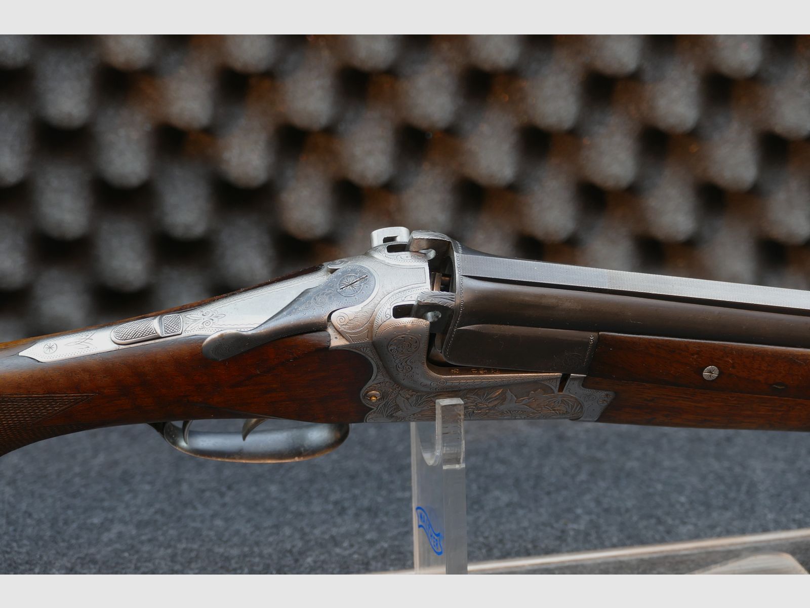 Merkel 201E — Escopeta de doble cañón, Cal. 12/70 (Suhl / 1970)