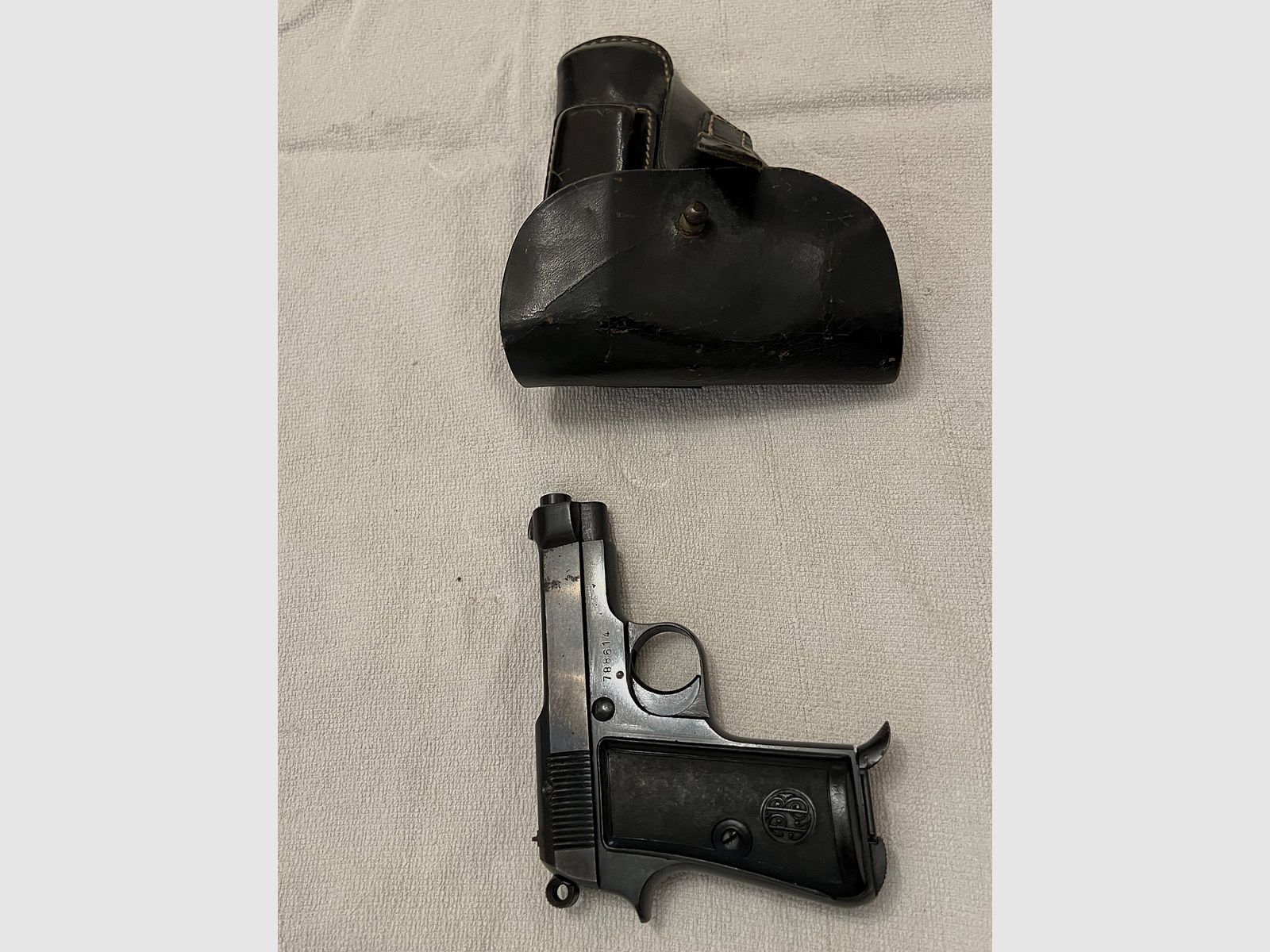 Halve automatische pistool Pietro Beretta Gardone 7,65mm