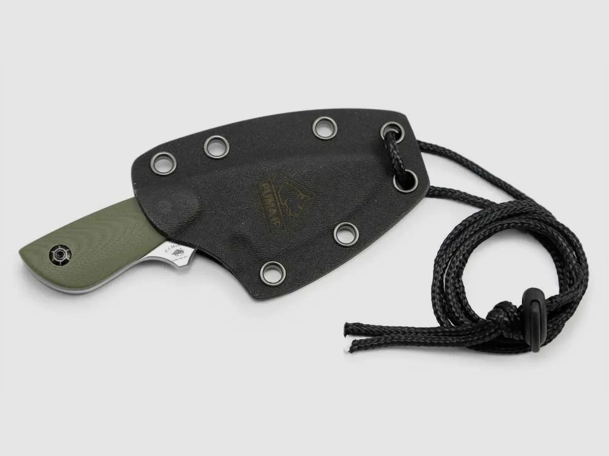 PUMA IP wild boar frischling, G10 grün, Neck-Knife