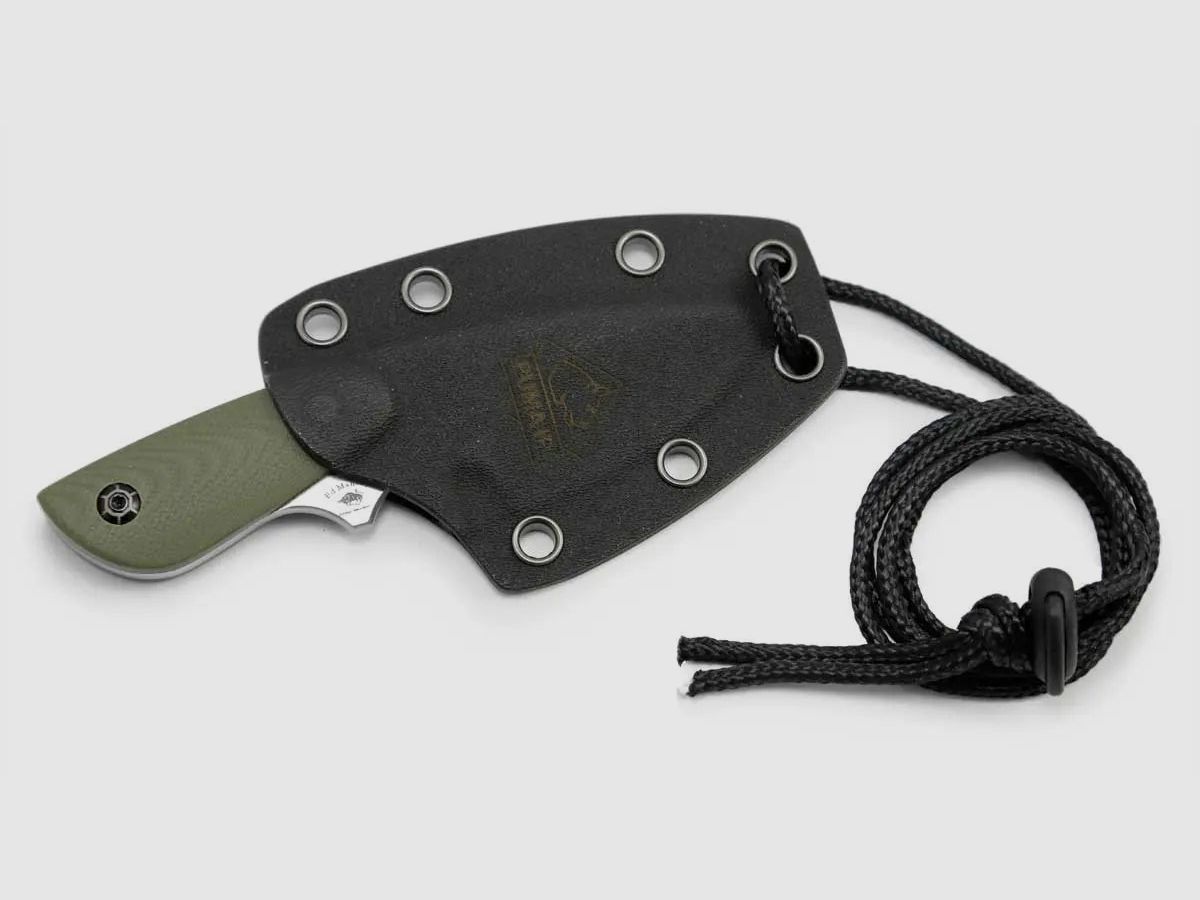 PUMA IP dzik prosiak, G10 zielony, nóż na szyję