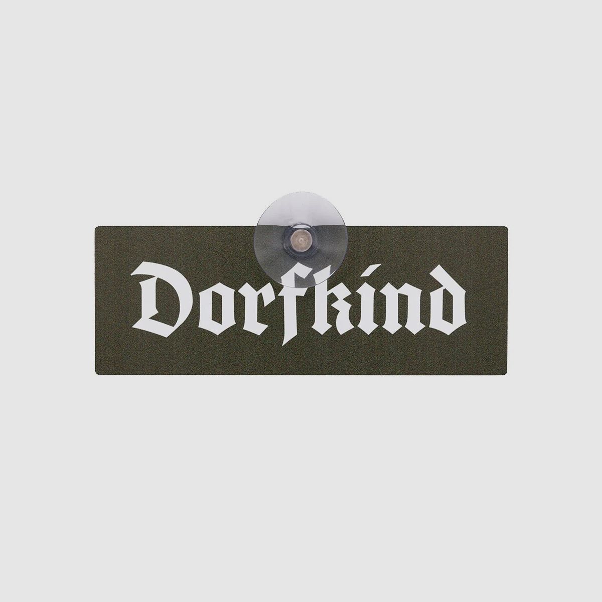 WILDE HILDE Jagdschild mit Saugnapf "DORFKIND"
