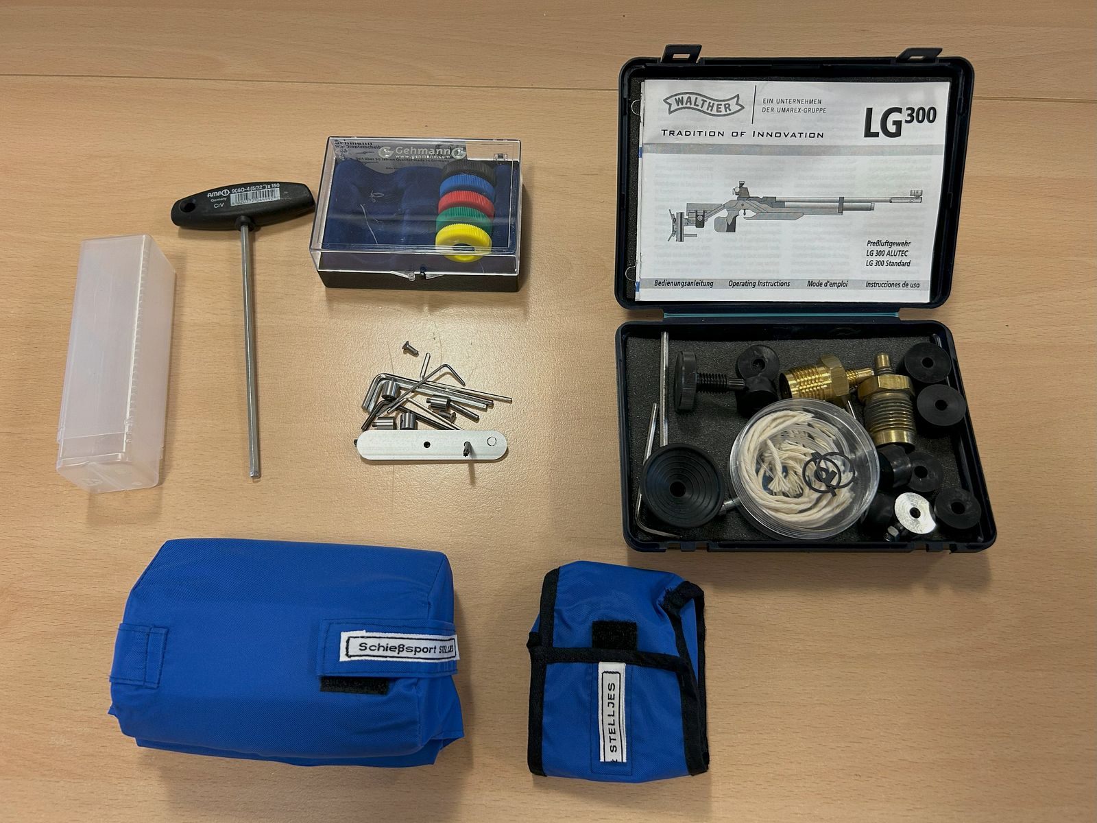 Walther LG 300 Alutec soporte