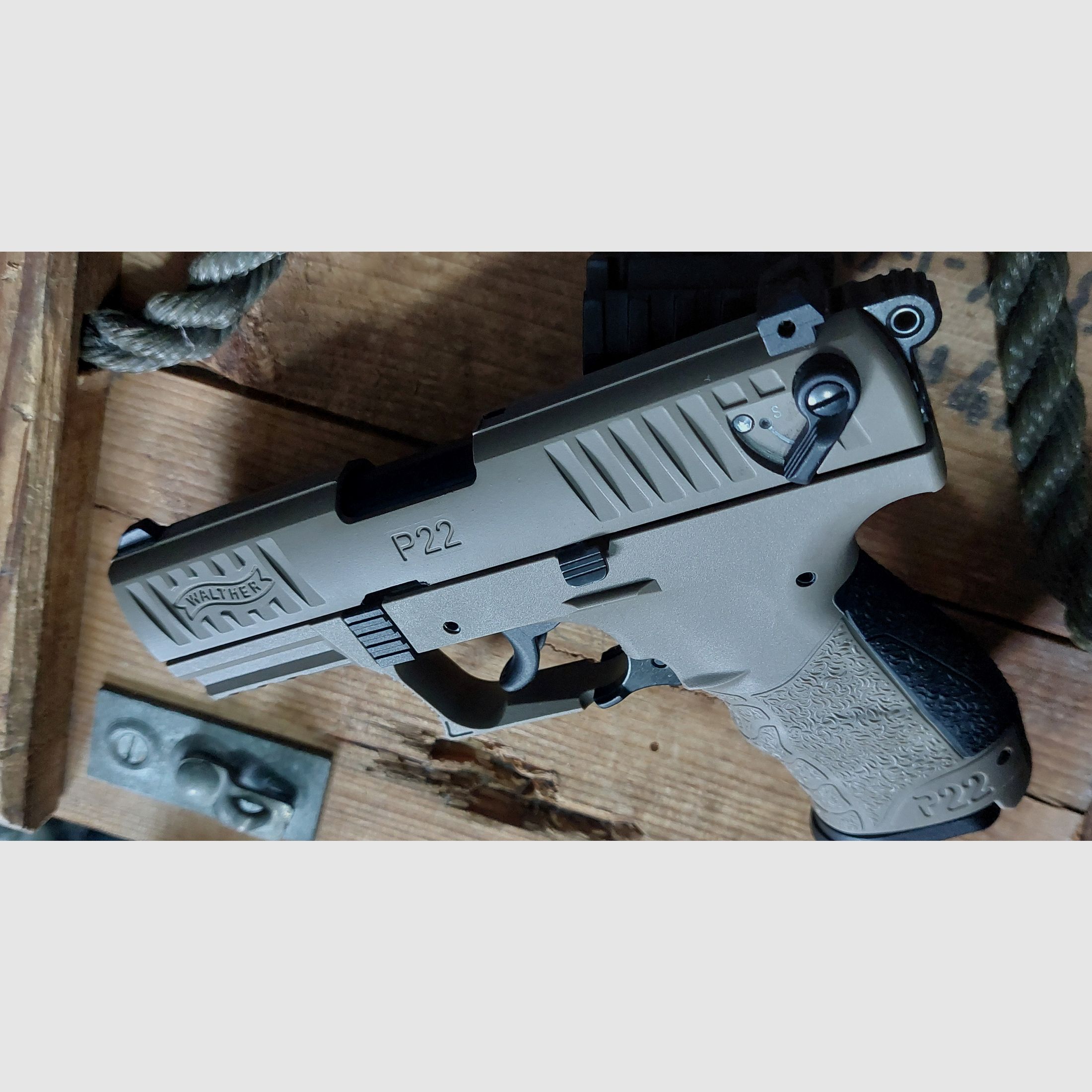 ⚠️ RZADKO! MODEL SPECJALNY Walther P22Q - FDE - Flat Dark Earth (PTB 778) P 22 Q P22