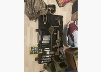 Set Airsoft incl. armi, equipaggiamento, valigia & accessori