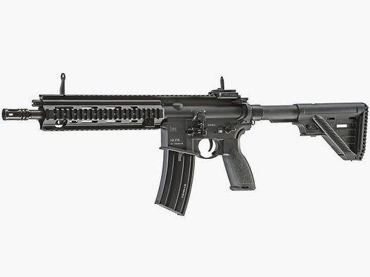 Hecker&Koch Airsoft HK416 S-AEG inkl. Zielvorrichtung, Haltegriff, Schalldämpfer und 1x 4000 Bio BB (NEU)