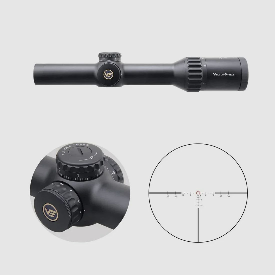 Vector Optics SCOC-T37 Continental x8 1-8x24 ED Tactical