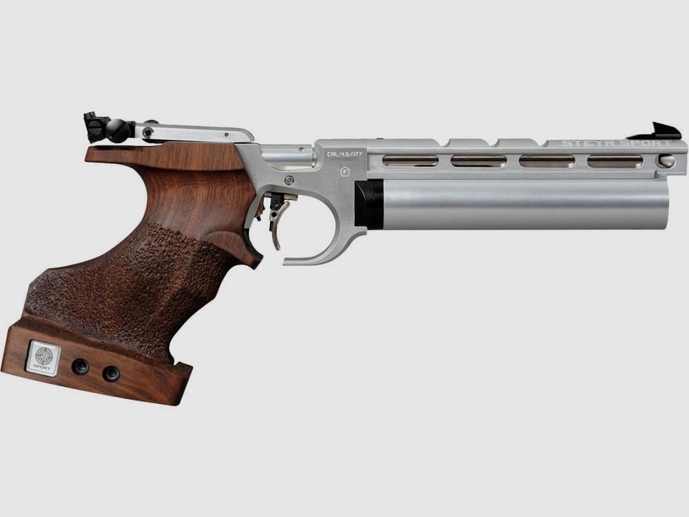 Steyr Evo 10 E Compact Silver — Right-handed shooter · M, imagen 1 de 3