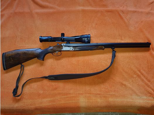 Krieghoff Drilling Plus .30R Blaser/.22 Hornet K+S Einstecklauf/12/70 er Schrot