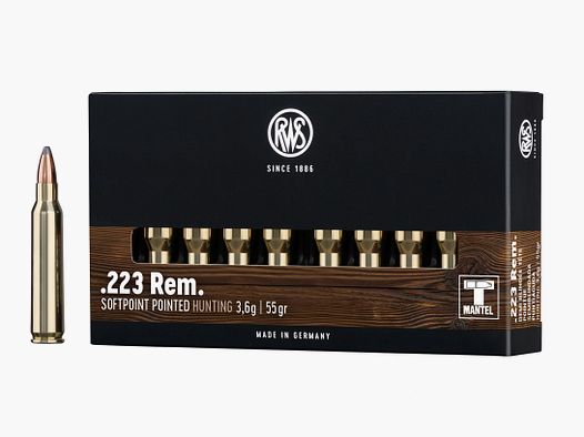 RWS 2116472 .223 Rem. Teilmantel Spitz 3,6g 55grs.