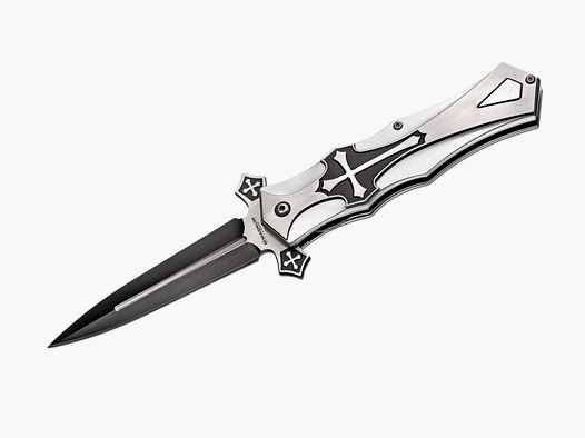 Nóż kieszonkowy Crusader legalny jednostronnie naostrzony Gothic stiletto