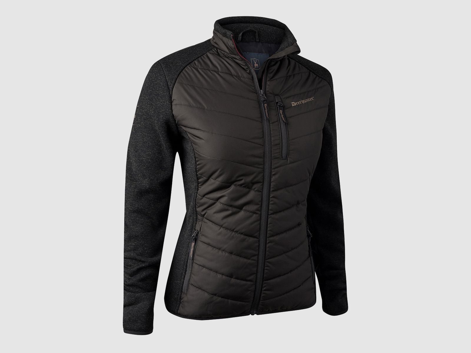 Deerhunter Lady Caroline Padded Jacket Brown Leaf 42